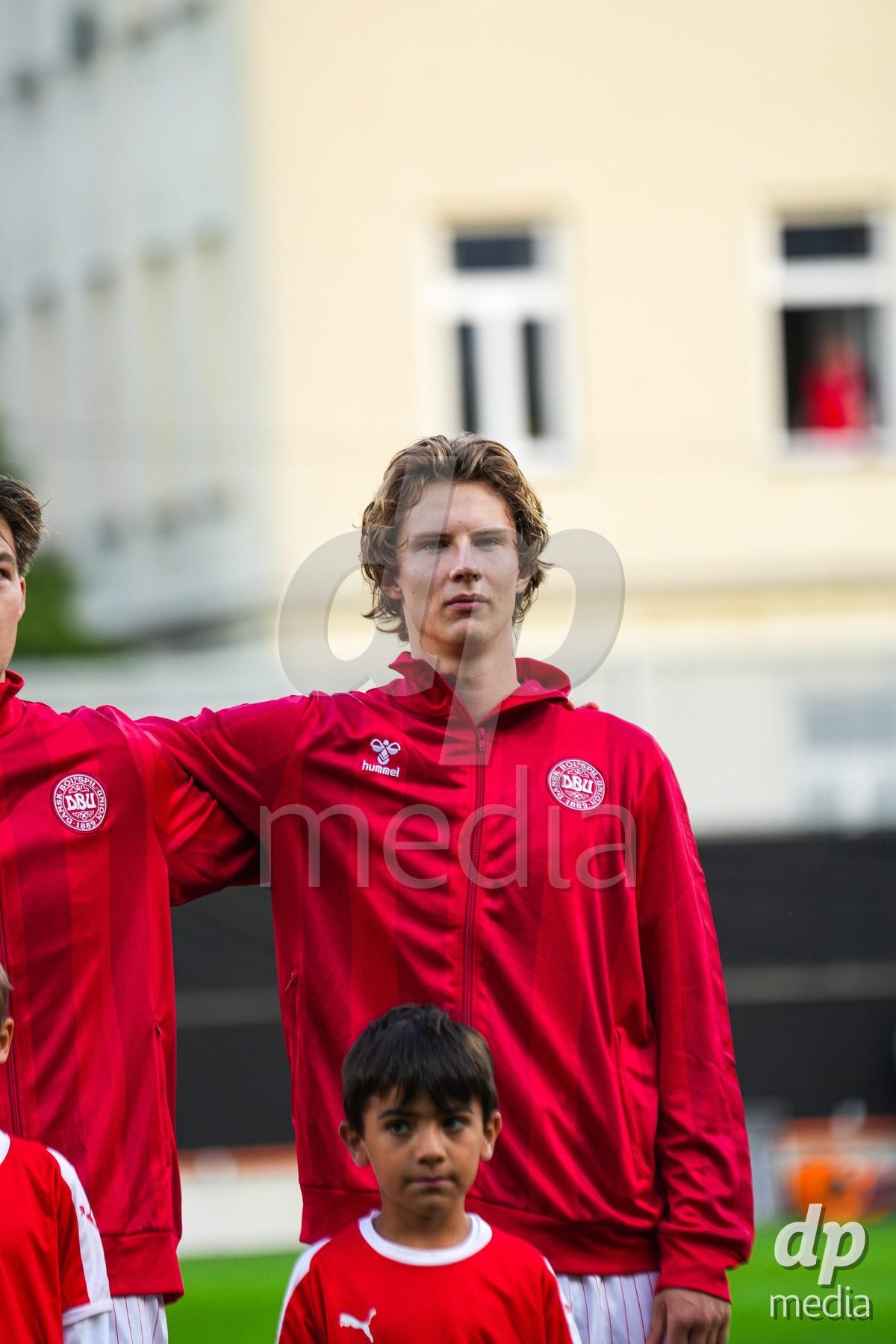 VIENNA, AUSTRIA - OCTOBER 2: August Priske Flyger (Dänemark U21, 11) during the UEFA European Qualifiers match between Austria U21 and Denmark U21 at Wiener Sport-Club Stadion on October 2, 2026 in Vienna, Austria.
