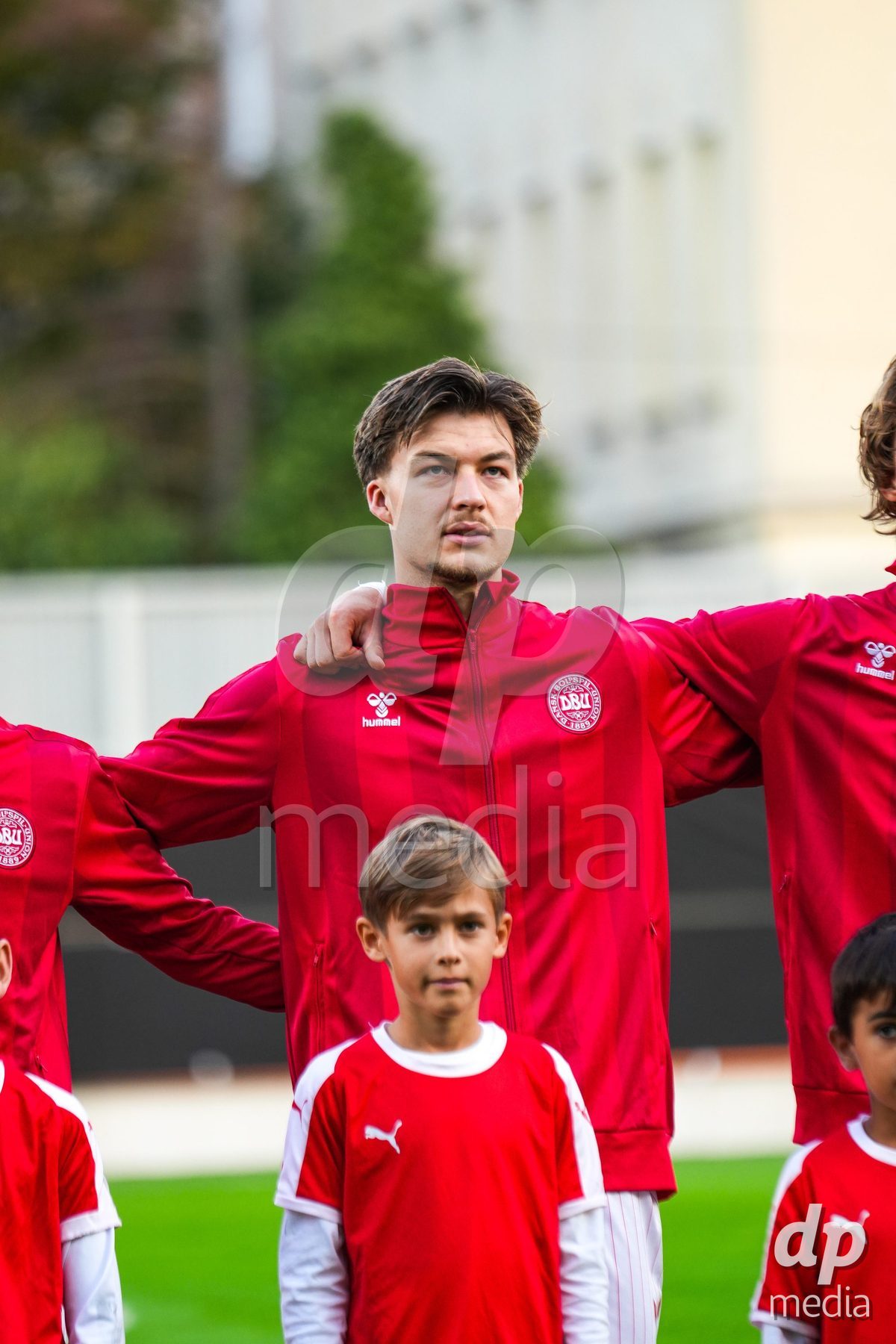 VIENNA, AUSTRIA - OCTOBER 2: Villads Schmidt Nielsen (Dänemark U21, 15) during the UEFA European Qualifiers match between Austria U21 and Denmark U21 at Wiener Sport-Club Stadion on October 2, 2026 in Vienna, Austria.