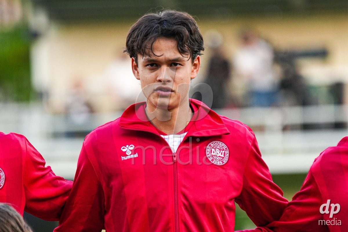 VIENNA, AUSTRIA - OCTOBER 2: Tobias Storm (Dänemark U21, 3) during the UEFA European Qualifiers match between Austria U21 and Denmark U21 at Wiener Sport-Club Stadion on October 2, 2026 in Vienna, Austria.