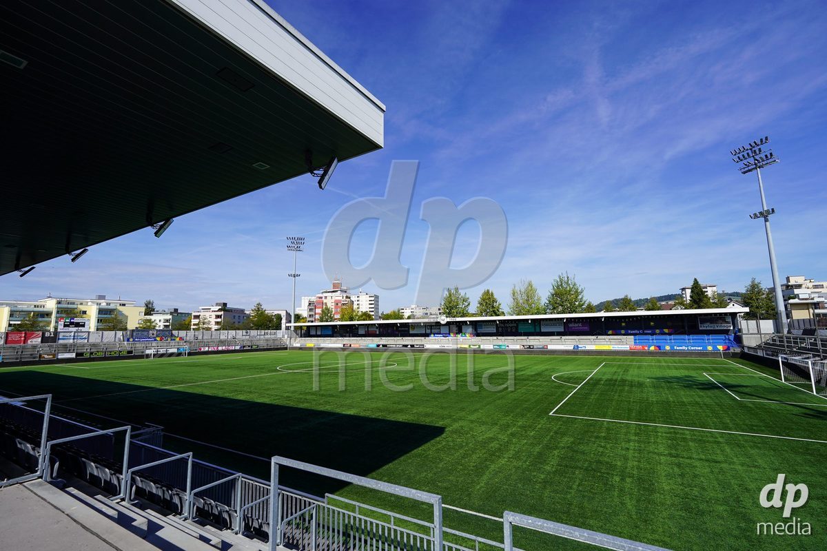 WIL, SWITZERLAND - OCTOBER 4: General view inside the venue prior to the AXA Women's Super League match between FC St. Gallen 1879 and Servette FC Chenois Feminin at Lidl Sportpark on October 4, 2026 in Wil, Switzerland.