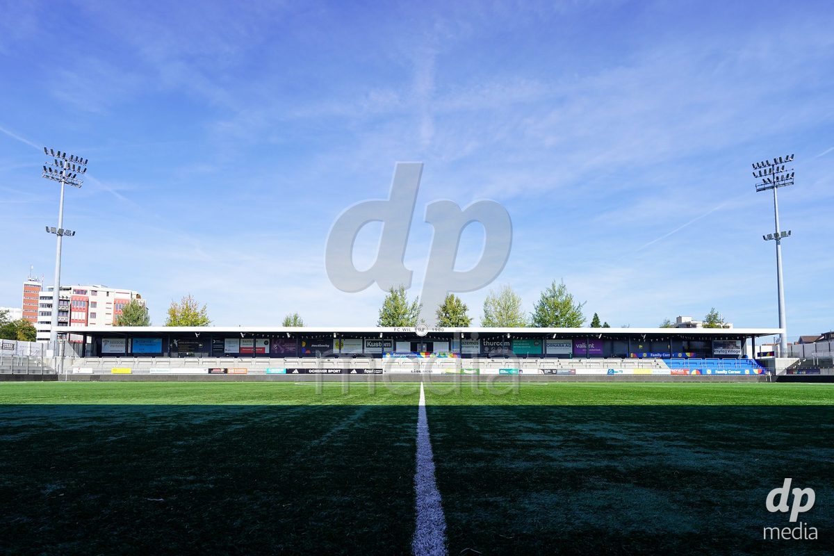 WIL, SWITZERLAND - OCTOBER 4: General view inside the venue prior to the AXA Women's Super League match between FC St. Gallen 1879 and Servette FC Chenois Feminin at Lidl Sportpark on October 4, 2026 in Wil, Switzerland.