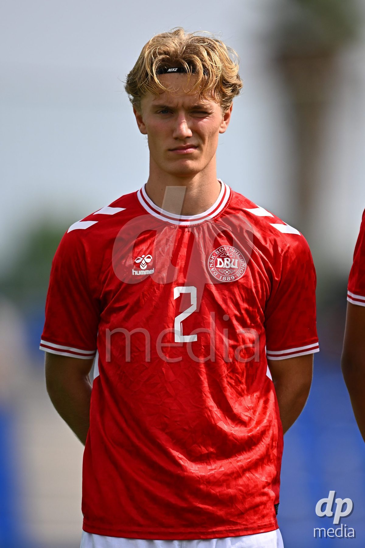 SAN PEDRO DEL PINATAR, SPAIN - OCTOBER 4: Victor Gustafsen of Denmark during the International Friendly match between Denmark U20 and USA U20 at Pinatar Arena on October 4, 2026 in San Pedro del Pinatar, Spain.