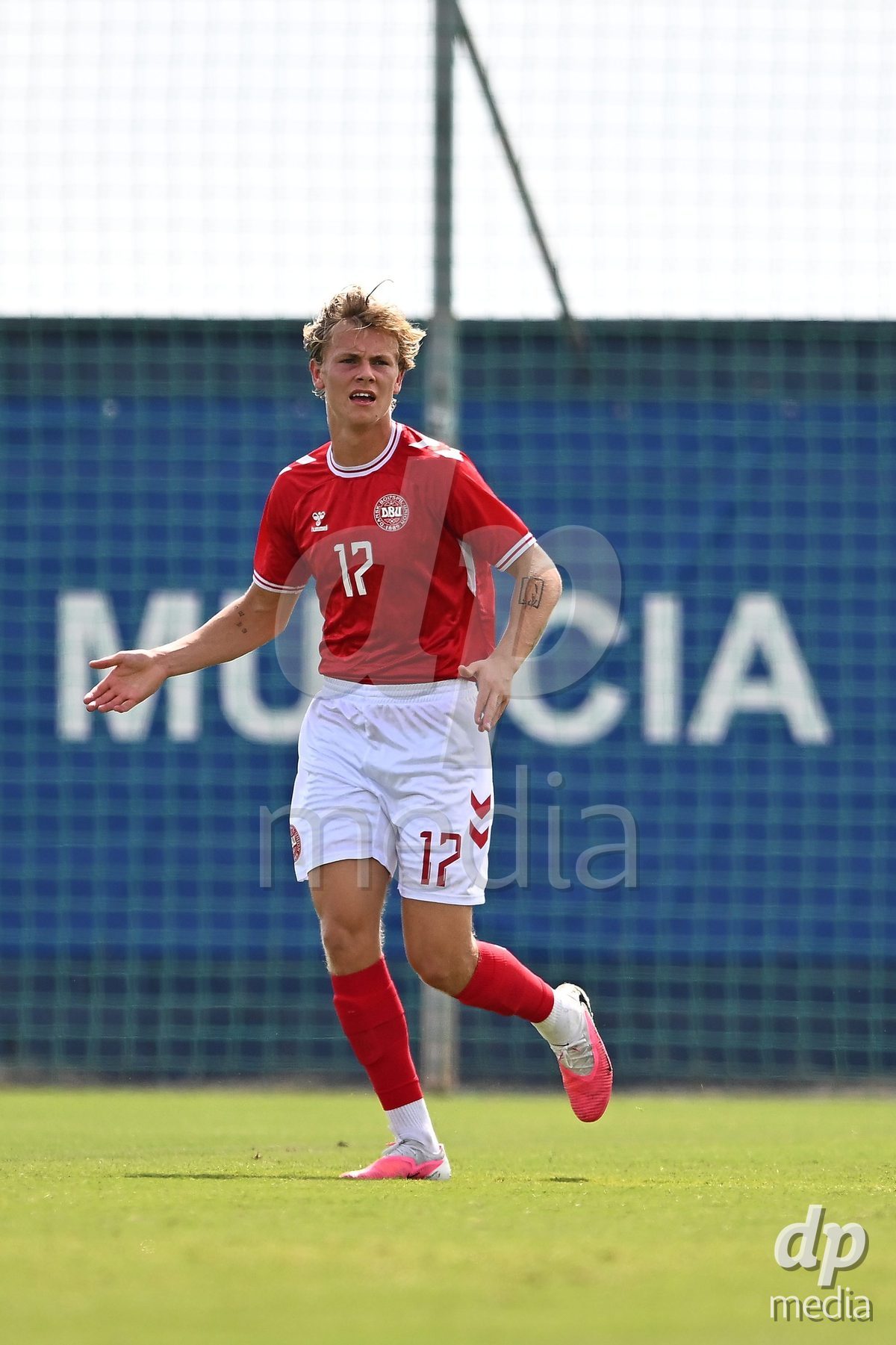 SAN PEDRO DEL PINATAR, SPAIN - OCTOBER 4: Viktor Bender of Denmark during the International Friendly match between Denmark U20 and USA U20 at Pinatar Arena on October 4, 2026 in San Pedro del Pinatar, Spain.