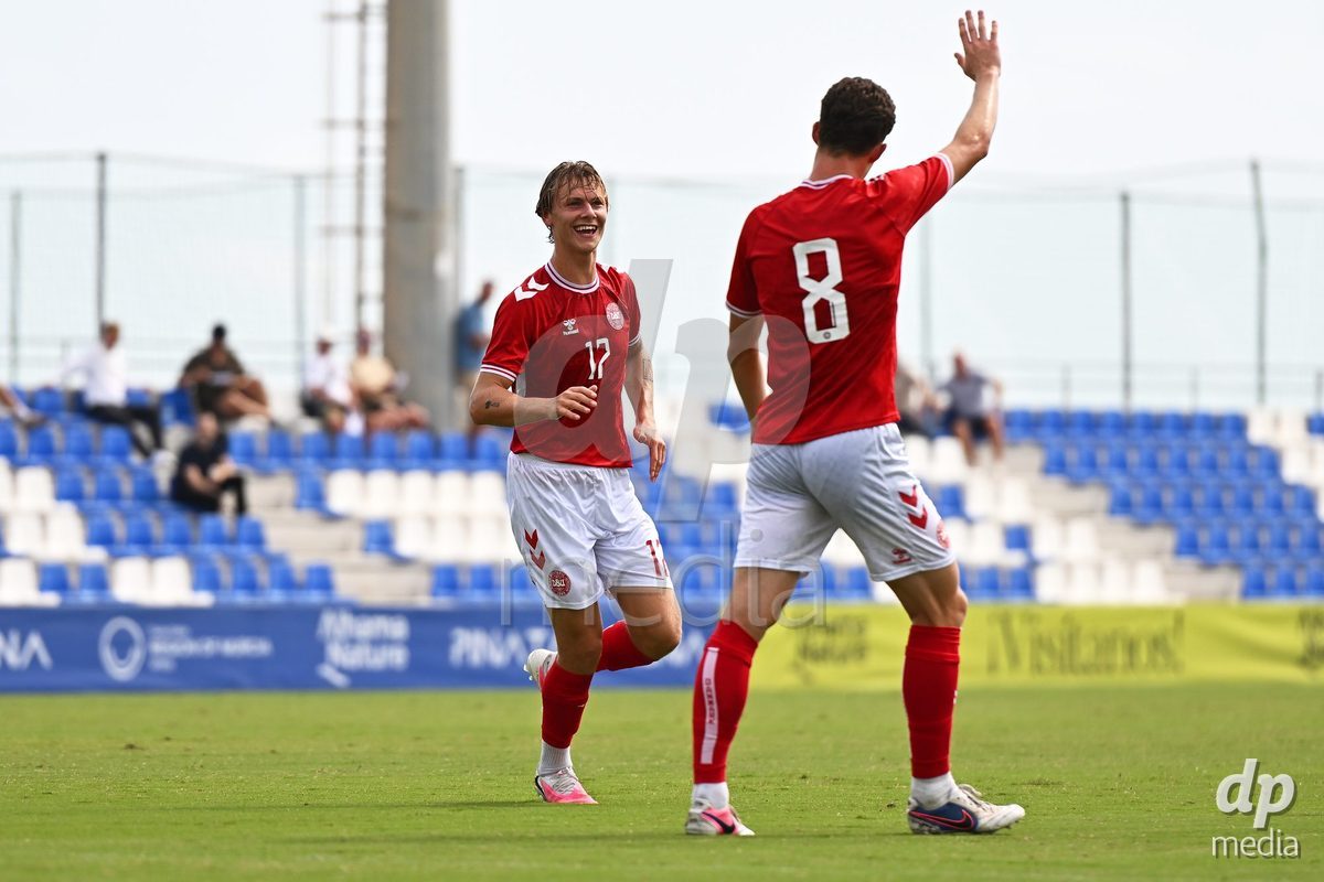 SAN PEDRO DEL PINATAR, SPAIN - OCTOBER 4: Viktor Bender of Denmark during the International Friendly match between Denmark U20 and USA U20 at Pinatar Arena on October 4, 2026 in San Pedro del Pinatar, Spain.