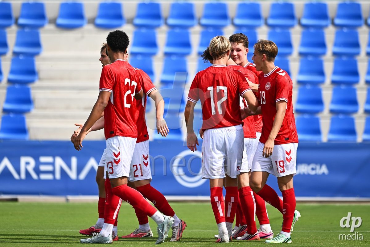 SAN PEDRO DEL PINATAR, SPAIN - OCTOBER 4: Jonatan Lindekilde of Denmark during the International Friendly match between Denmark U20 and USA U20 at Pinatar Arena on October 4, 2026 in San Pedro del Pinatar, Spain.