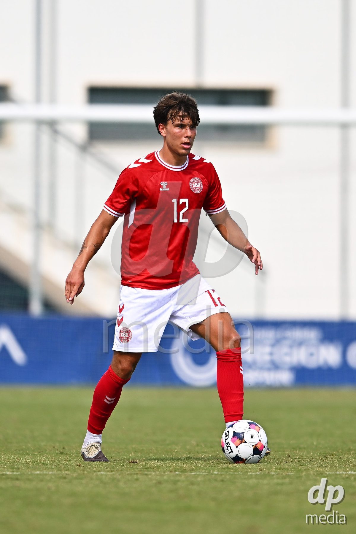 SAN PEDRO DEL PINATAR, SPAIN - OCTOBER 4: Luka Callo of Denmark during the International Friendly match between Denmark U20 and USA U20 at Pinatar Arena on October 4, 2026 in San Pedro del Pinatar, Spain.