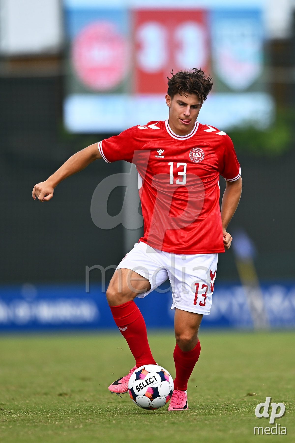 SAN PEDRO DEL PINATAR, SPAIN - OCTOBER 4: Magnus Andersen of Denmark during the International Friendly match between Denmark U20 and USA U20 at Pinatar Arena on October 4, 2026 in San Pedro del Pinatar, Spain.