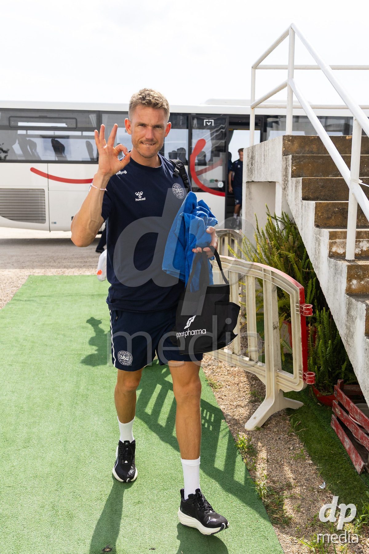 SANTAREM, PORTUGAL - OCTOBER 3: Arrival of the players to International Friendly match between Denmark U16 and Turkiye U16 at Campo Cha das Padeiras on October 3, 2026 in Santarem, Portugal.