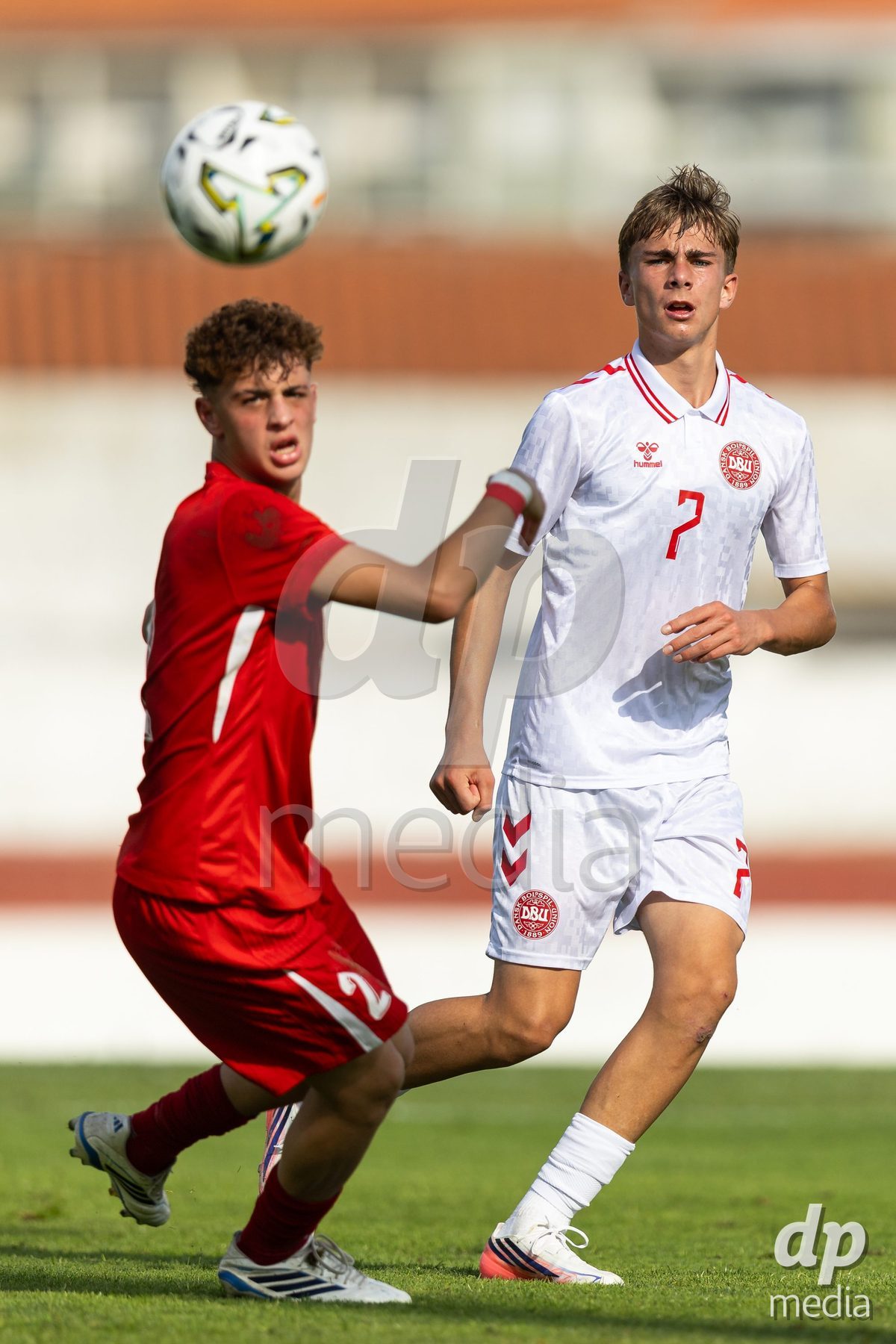 SANTAREM, PORTUGAL - OCTOBER 3: Nicklas Haarup during the International Friendly match between Denmark U16 and Turkiye U16 at Campo Cha das Padeiras on October 3, 2026 in Santarem, Portugal.