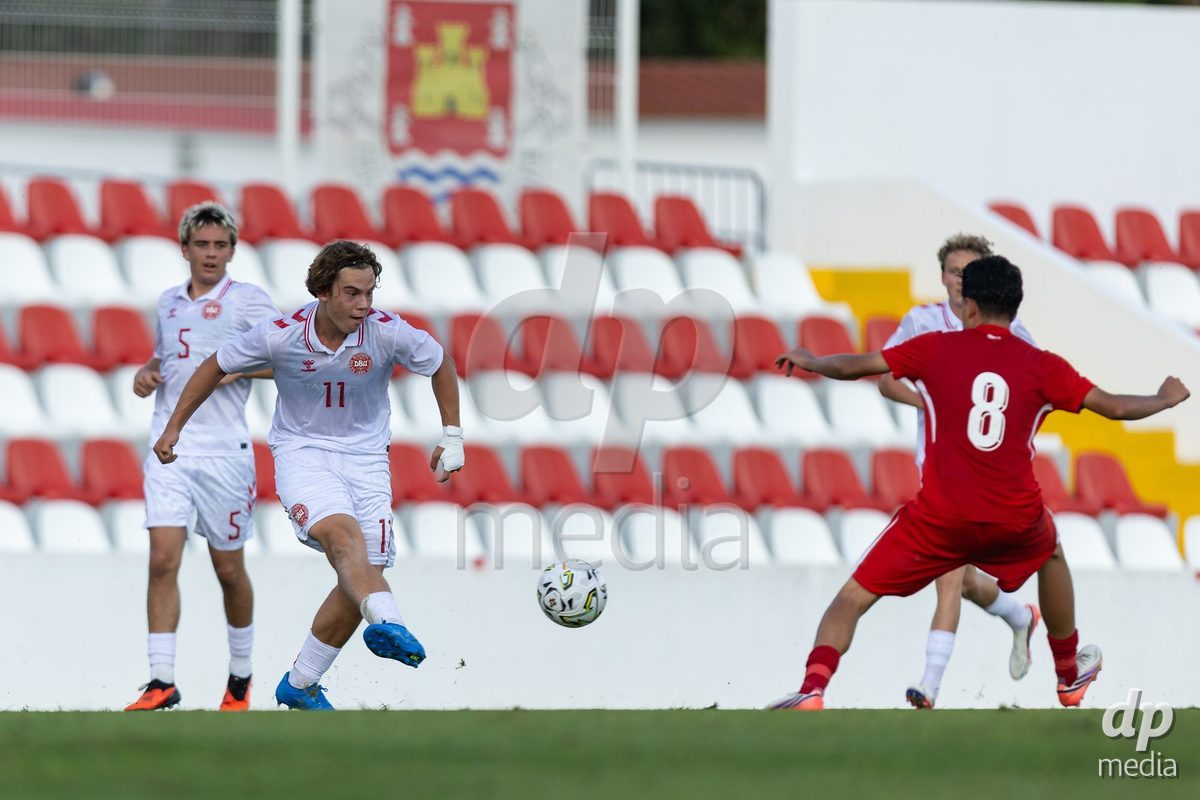 SANTAREM, PORTUGAL - OCTOBER 3: Hector Andersen during the International Friendly match between Denmark U16 and Turkiye U16 at Campo Cha das Padeiras on October 3, 2026 in Santarem, Portugal.
