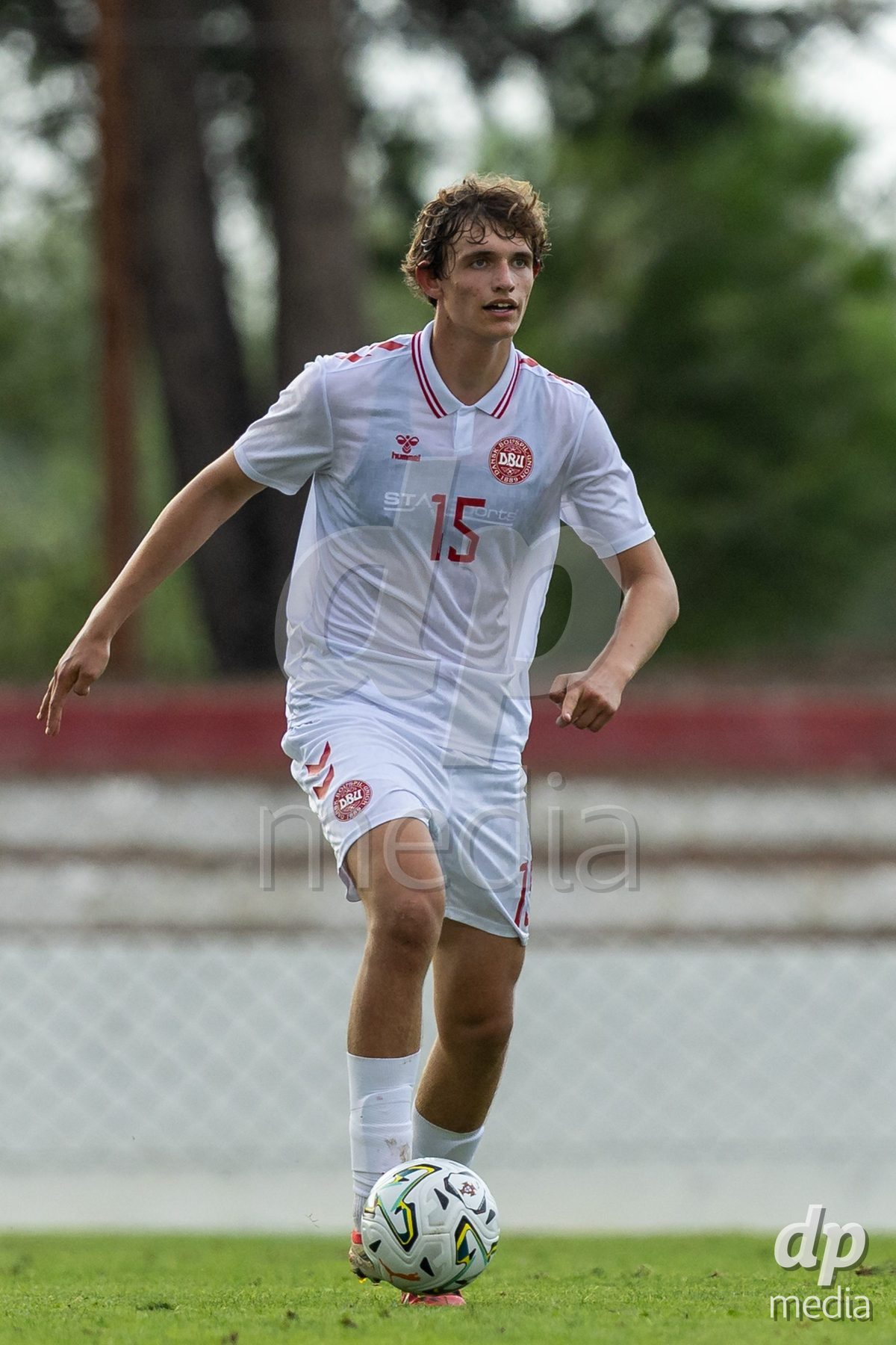 SANTAREM, PORTUGAL - OCTOBER 3: Mathias Thyssen during the International Friendly match between Denmark U16 and Turkiye U16 at Campo Cha das Padeiras on October 3, 2026 in Santarem, Portugal.