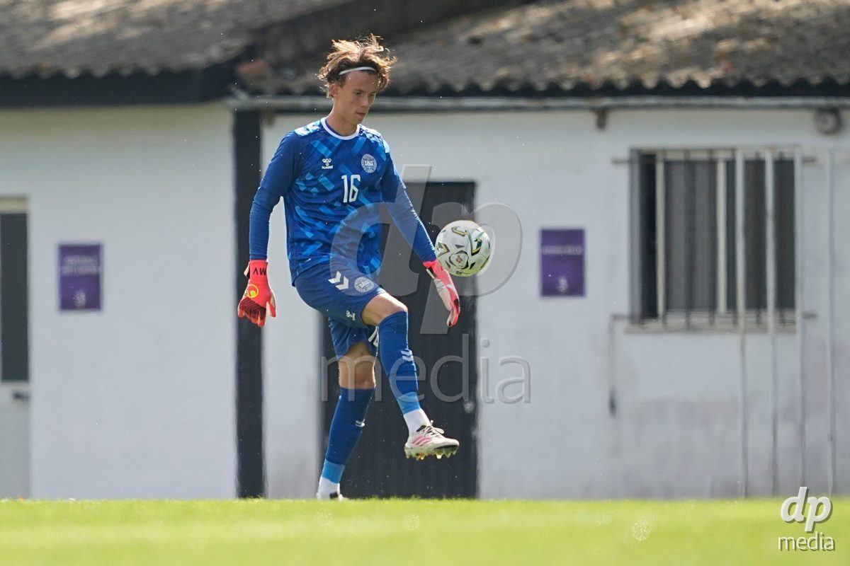 CALDAS DA RAINHA, PORTUGAL - OCTOBER 6: Max Horn of Denmark during the International Friendly match between Romania U16 and Denmark U16 at Campo da Mata on October 6, 2026 in Caldas da Rainha, Portugal.