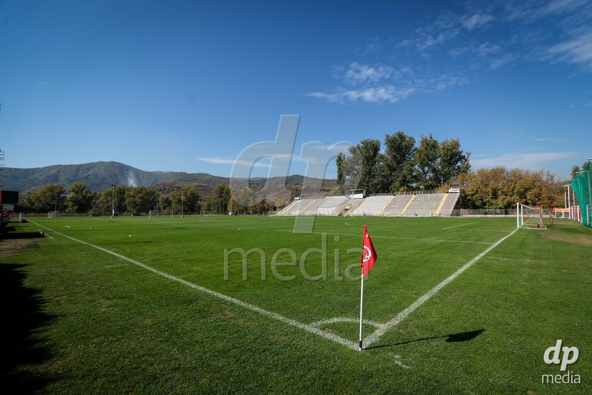 KAKANJ, BOSNIA AND HERZEGOVINA - OCTOBER 7: UEFA Womens European Under-19 Qualifier match between England and Denmark at Mladost Stadium on October 7, 2026 in Kakanj, Bosnia and Herzegovina.