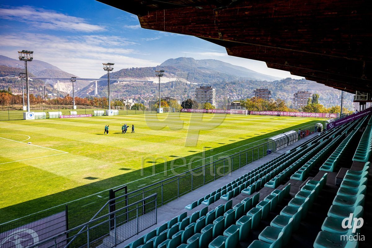 ZENICA, BOSNIA AND HERZEGOVINA - OCTOBER 7: UEFA Womens European Under-19 Qualifier match between Switzerland and Bosnia and Herzegovina at FF BH Football Training Centre on October 7, 2026 in Zenica, Bosnia and Herzegovina.