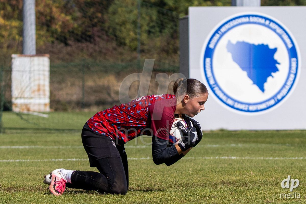 ZENICA, BOSNIA AND HERZEGOVINA - OCTOBER 7: Yara Zwyssig of Switzerland during the UEFA Womens European Under-19 Qualifier match between Switzerland and Bosnia and Herzegovina at FF BH Football Training Centre on October 7, 2026 in Zenica, Bosnia and Herzegovina.