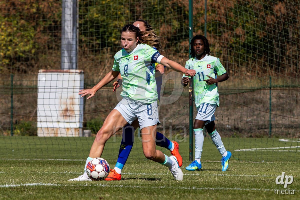 ZENICA, BOSNIA AND HERZEGOVINA - OCTOBER 7: Giulia Looser of Switzerland during the UEFA Womens European Under-19 Qualifier match between Switzerland and Bosnia and Herzegovina at FF BH Football Training Centre on October 7, 2026 in Zenica, Bosnia and Herzegovina.