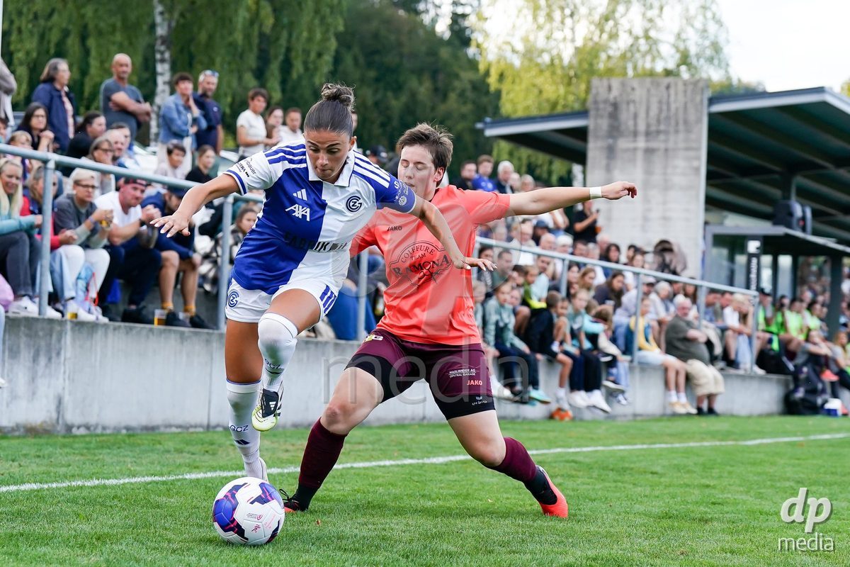 Switzerland: AXA Women's Cup 2026/27, FF Toggenburg v GC Frauenfussball - Breite Bütschwil: Viola Avduli of Grasshopper Club Zurich