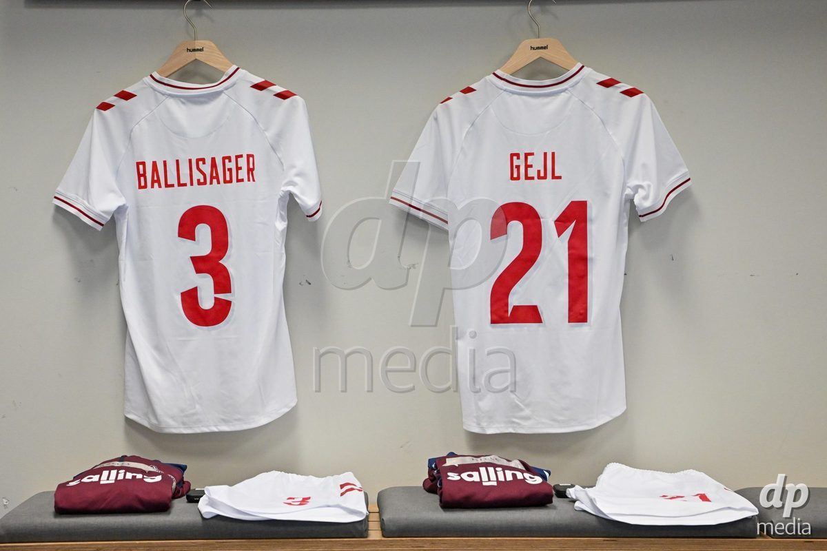 MONTREAL, CANADA - OCTOBER 9: General view inside the locker room of Denmark prior to to the International Women's Friendly football match between Canada and Denmark at Stade Saputo on October 9, 2026 in Montreal, Canada.