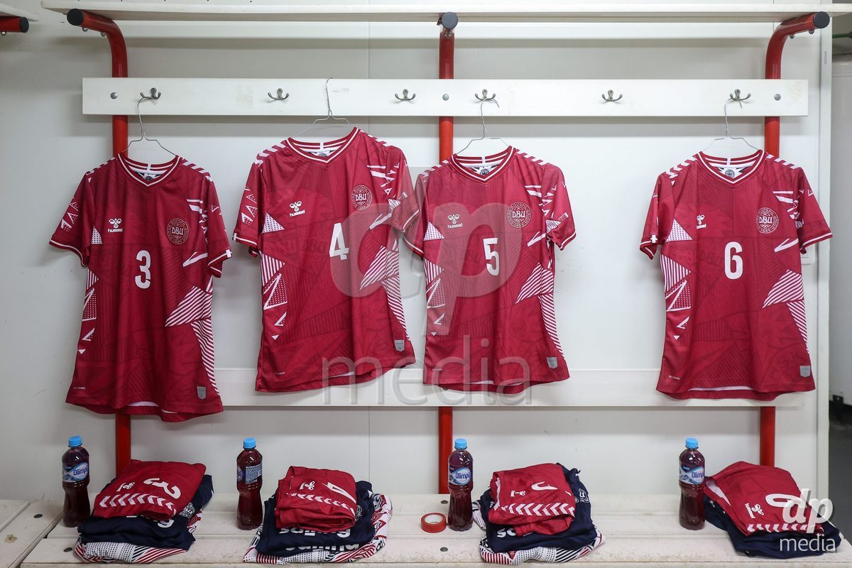KAKANJ, BOSNIA AND HERZEGOVINA - OCTOBER 10: A general view inside of the Denmark dressing room before the UEFA Womens European Under-19 Qualifier match between Denmark and Bosnia and Herzegovina at Mladost Stadium on October 10, 2026 in Kakanj, Bosnia and Herzegovina. Photo: Armin Durgut/Pixsell/DP Media