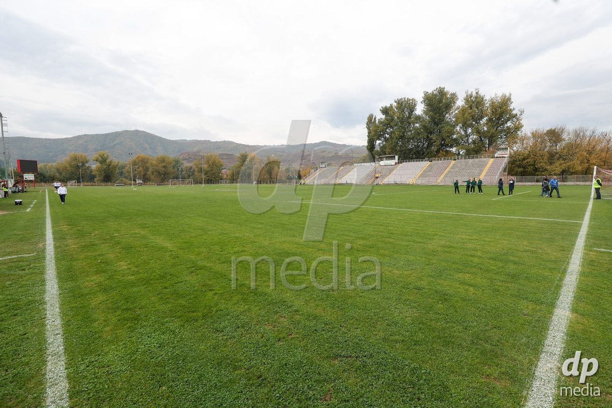 KAKANJ, BOSNIA AND HERZEGOVINA - OCTOBER 10: A general view of stadium before the UEFA Womens European Under-19 Qualifier match between Denmark and Bosnia and Herzegovina at Mladost Stadium on October 10, 2026 in Kakanj, Bosnia and Herzegovina. Photo: Armin Durgut/Pixsell/DP Media