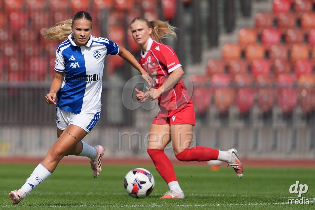 Schweiz: AXA Women's Super League 2026/2027, GC Frauenfussball vs FC Rapperswil-Jona - Stadion Letzigrund, Zürich: Ella Ljustina (8 Grasshoppers)