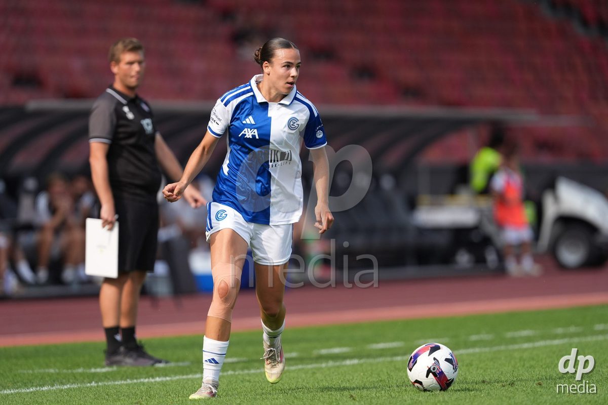 Schweiz: AXA Women's Super League 2026/2027, GC Frauenfussball vs FC Rapperswil-Jona - Stadion Letzigrund, Zürich: Emma Egli (21 Grasshoppers)