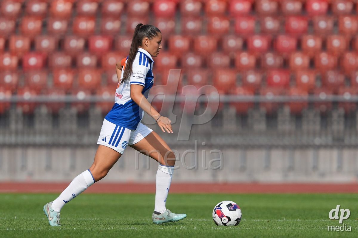 Schweiz: AXA Women's Super League 2026/2027, GC Frauenfussball vs FC Rapperswil-Jona - Stadion Letzigrund, Zürich: Luna Lempérière - Luna Lemperiere (6 Grasshoppers)