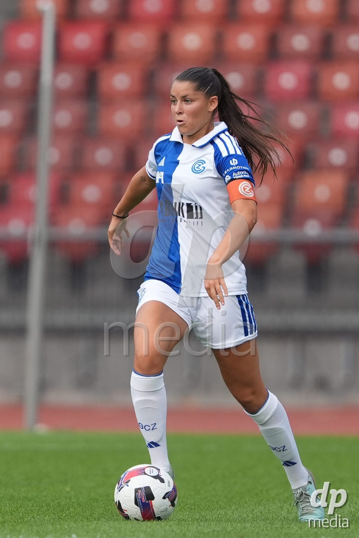 Schweiz: AXA Women's Super League 2026/2027, GC Frauenfussball vs FC Rapperswil-Jona - Stadion Letzigrund, Zürich: Luna Lempérière - Luna Lemperiere (6 Grasshoppers)