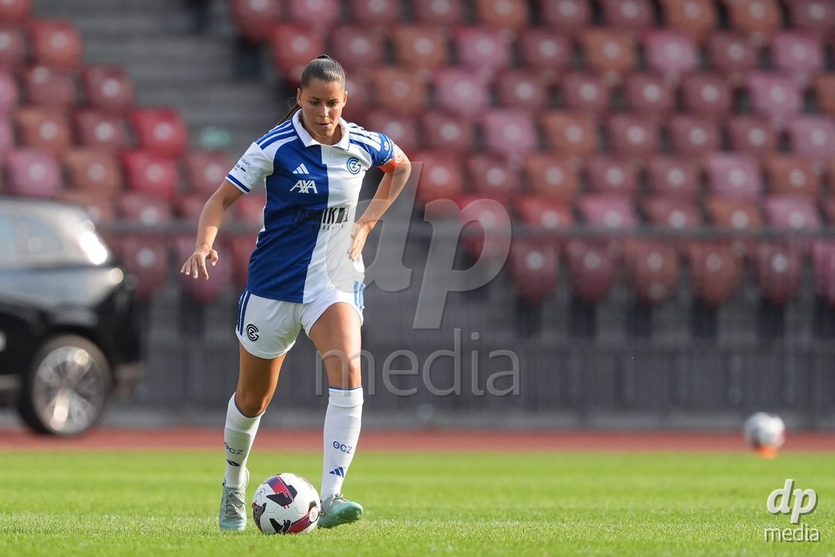 Schweiz: AXA Women's Super League 2026/2027, GC Frauenfussball vs FC Rapperswil-Jona - Stadion Letzigrund, Zürich: Luna Lempérière - Luna Lemperiere (6 Grasshoppers)
