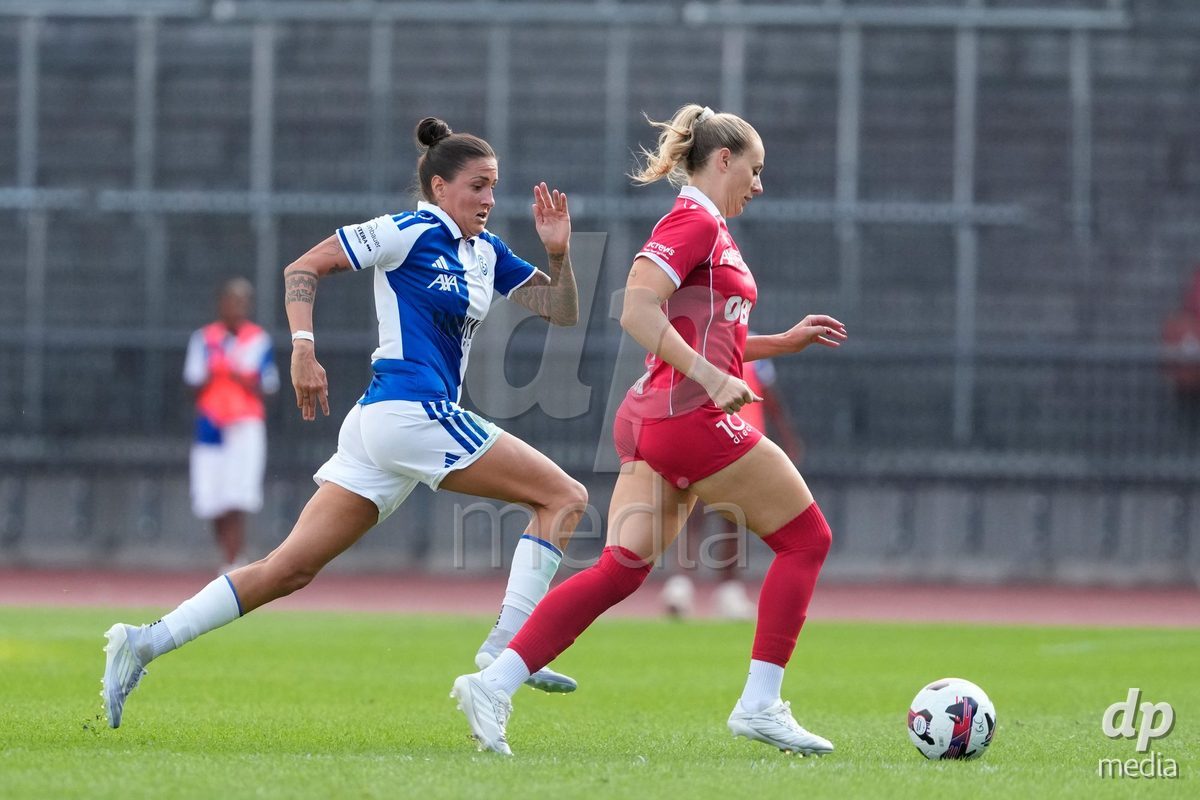 Schweiz: AXA Women's Super League 2026/2027, GC Frauenfussball vs FC Rapperswil-Jona - Stadion Letzigrund, Zürich: Melanie Müller - Melanie Muller (27 Grasshoppers)
