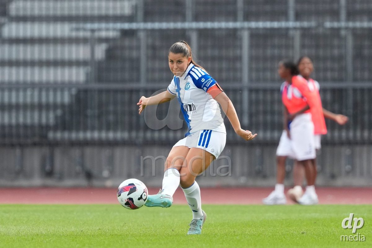 Schweiz: AXA Women's Super League 2026/2027, GC Frauenfussball vs FC Rapperswil-Jona - Stadion Letzigrund, Zürich: Luna Lempérière - Luna Lemperiere (6 Grasshoppers)