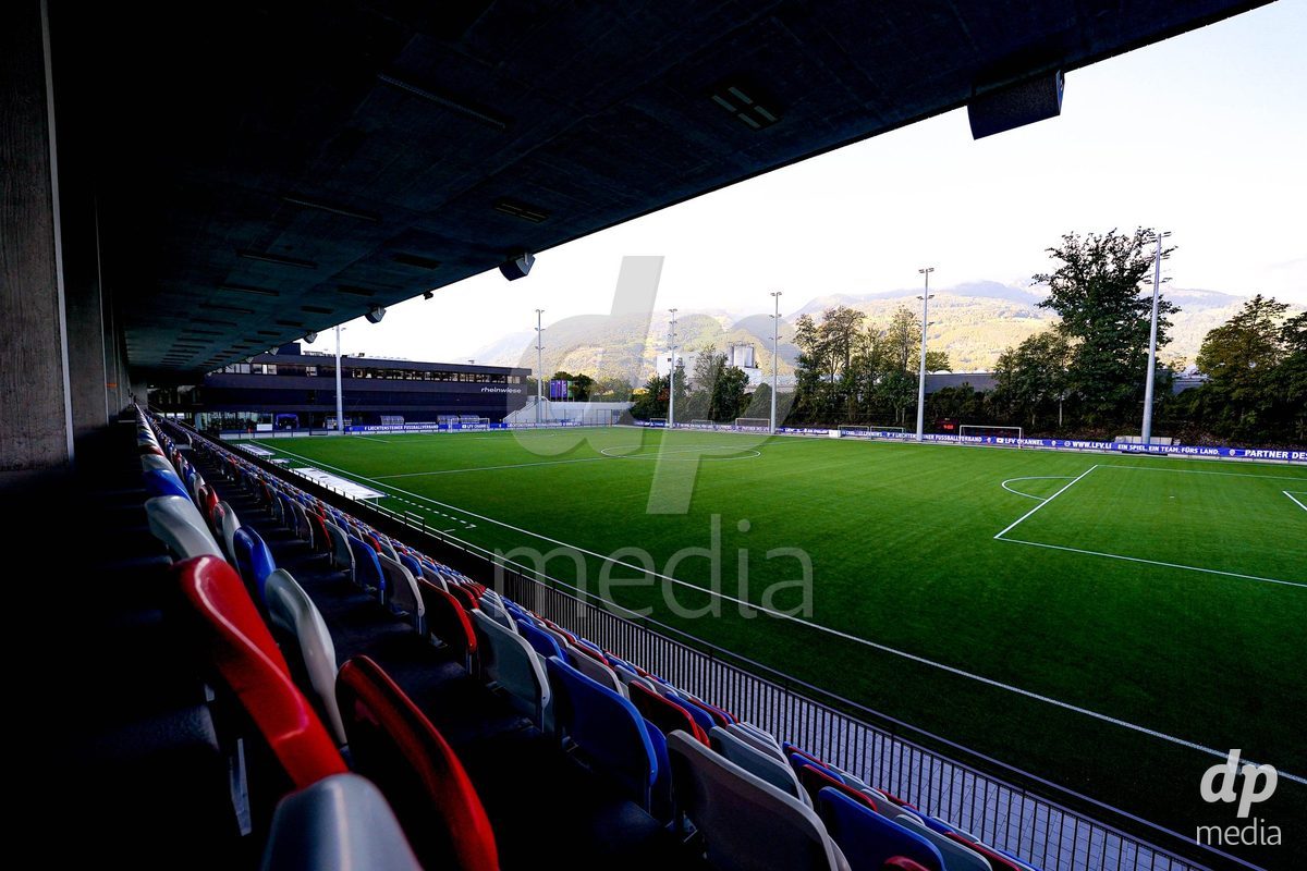 SCHAAN, LIECHTENSTEIN - OCTOBER 12: General view of LFV Campus Rheinwiese prior to the UEFA European Under-17 Qualifier match between Israel and Switzerland at LFV Campus Rheinwiese on October 12, 2026 in Schaan, Liechtenstein.