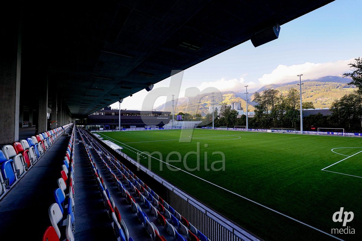 SCHAAN, LIECHTENSTEIN - OCTOBER 12: General view of LFV Campus Rheinwiese prior to the UEFA European Under-17 Qualifier match between Israel and Switzerland at LFV Campus Rheinwiese on October 12, 2026 in Schaan, Liechtenstein.