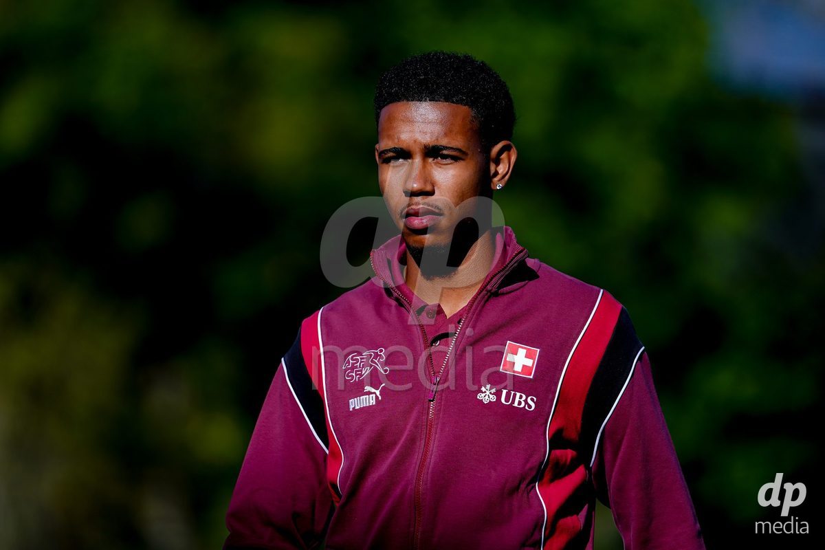 SCHAAN, LIECHTENSTEIN - OCTOBER 12: Players of Switzerland arrival prior to the UEFA European Under-17 Qualifier match between Israel and Switzerland at LFV Campus Rheinwiese on October 12, 2026 in Schaan, Liechtenstein.