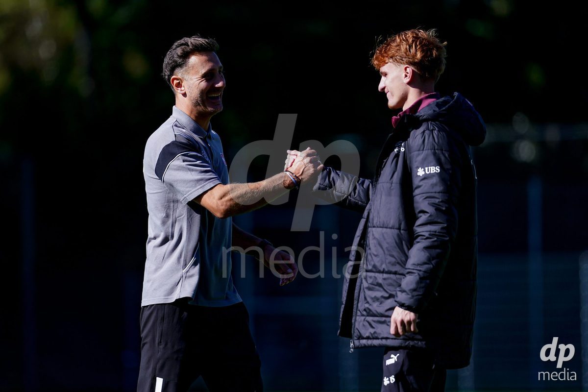 SCHAAN, LIECHTENSTEIN - OCTOBER 12: Ilija Borenovic, Head Coach of Switzerland, after the UEFA European Under-17 Qualifier match between Israel and Switzerland at LFV Campus Rheinwiese on October 12, 2026 in Schaan, Liechtenstein.