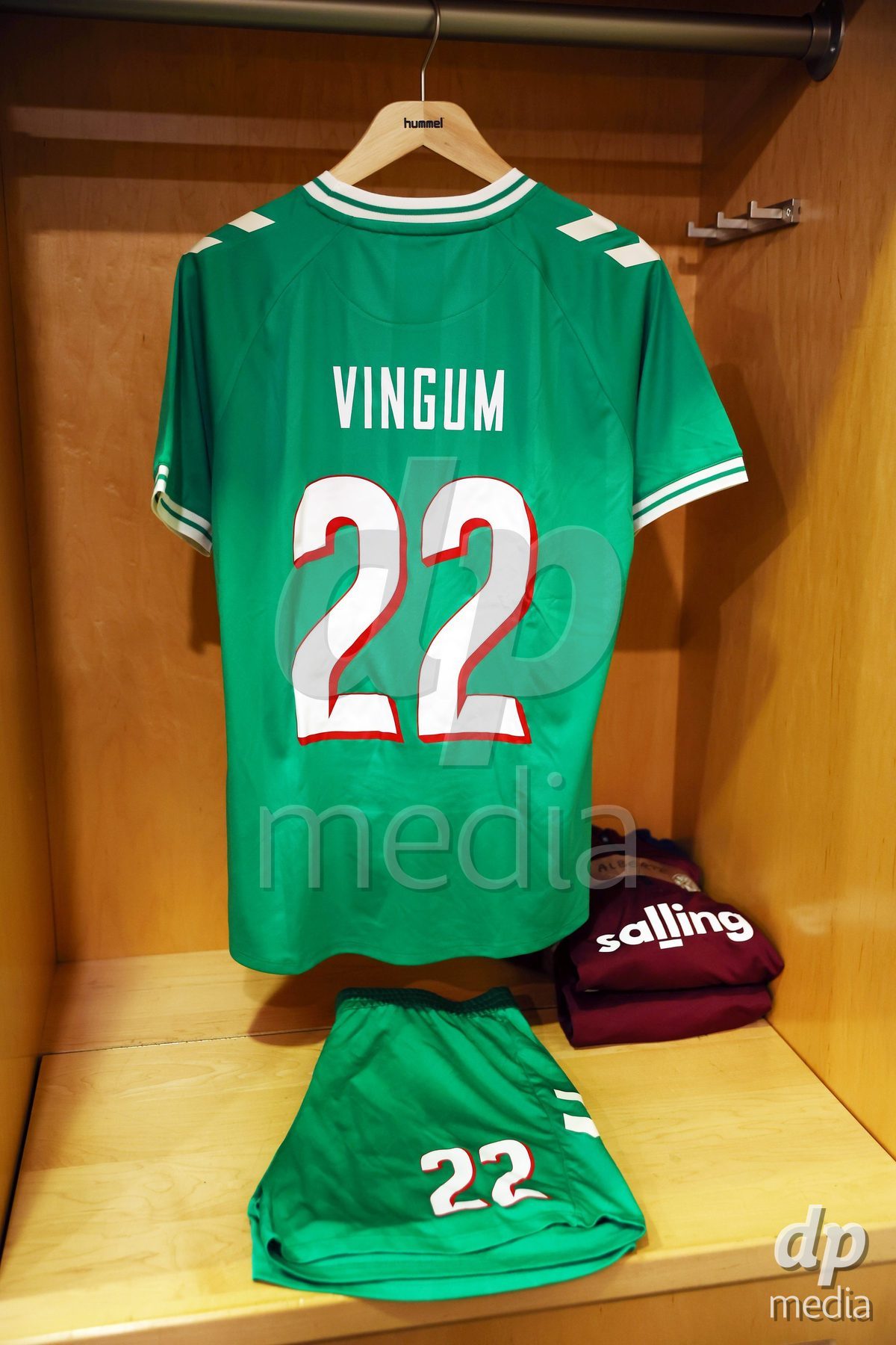 TORONTO, CANADA - OCTOBER 12: Dressing room before the International Friendly match between Canada and Denmark at BMO Field on October 12, 2026 in Toronto, Canada.