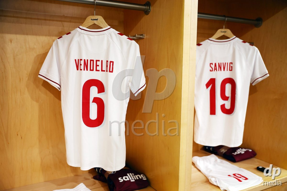 TORONTO, CANADA - OCTOBER 12: Dressing room before the International Friendly match between Canada and Denmark at BMO Field on October 12, 2026 in Toronto, Canada.