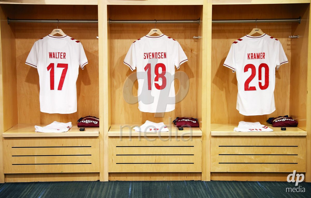 TORONTO, CANADA - OCTOBER 12: Dressing room before the International Friendly match between Canada and Denmark at BMO Field on October 12, 2026 in Toronto, Canada.