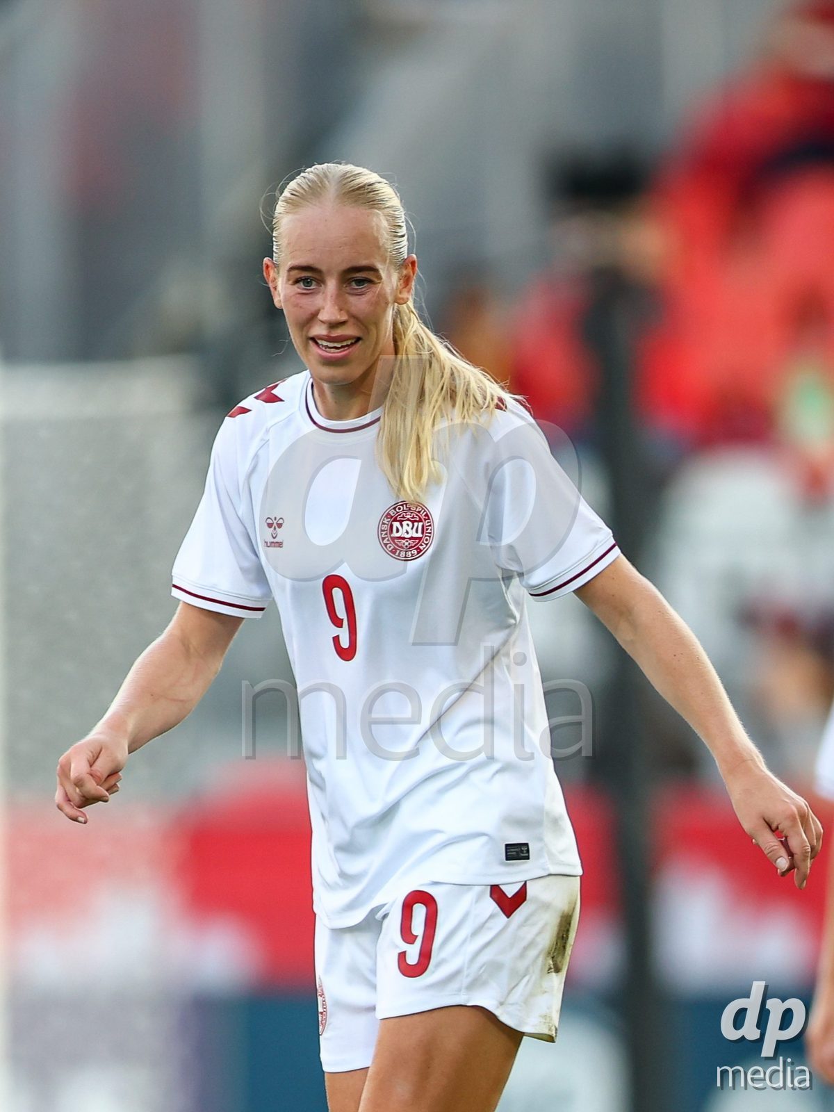 TORONTO, CANADA - OCTOBER 12: Portrait (headshot/close up) of Amalie Vangsgaard of Denmark during the International Friendly match between Canada and Denmark at BMO Field on October 12, 2026 in Toronto, Canada.