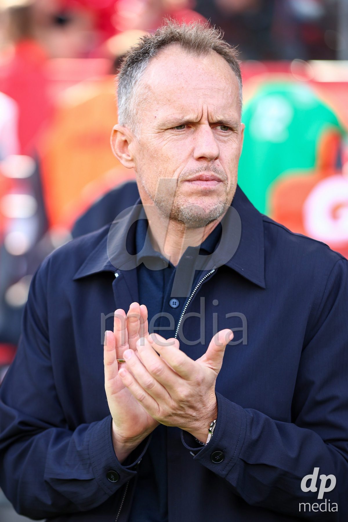 TORONTO, CANADA - OCTOBER 12: Headcoach Jakob Michelsen of Denmark prior to the International Friendly match between Canada and Denmark at BMO Field on October 12, 2026 in Toronto, Canada.
