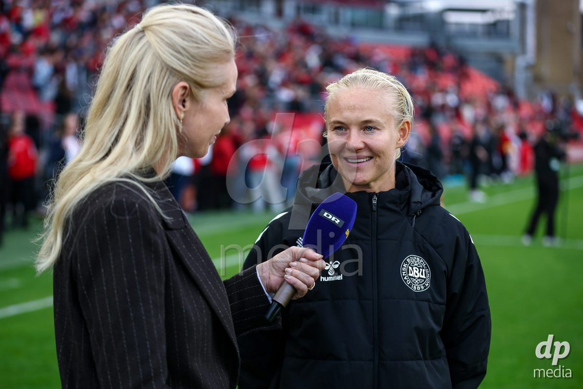 TORONTO, CANADA - OCTOBER 12: Pernille Harder of Denmark after the International Friendly match between Canada and Denmark at BMO Field on October 12, 2026 in Toronto, Canada.