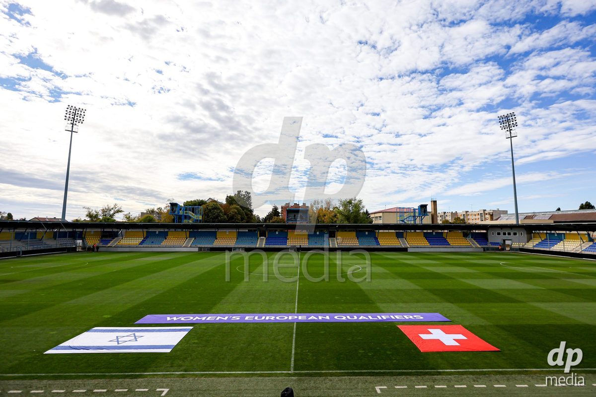 09.10.2026; Mezokovesd, Fussball - UEFA Women's European Qualifiers Playoff Round 1- Israel vs Schweiz: Stadtisches Stadion Mezokovesd(Pal Gollner/)