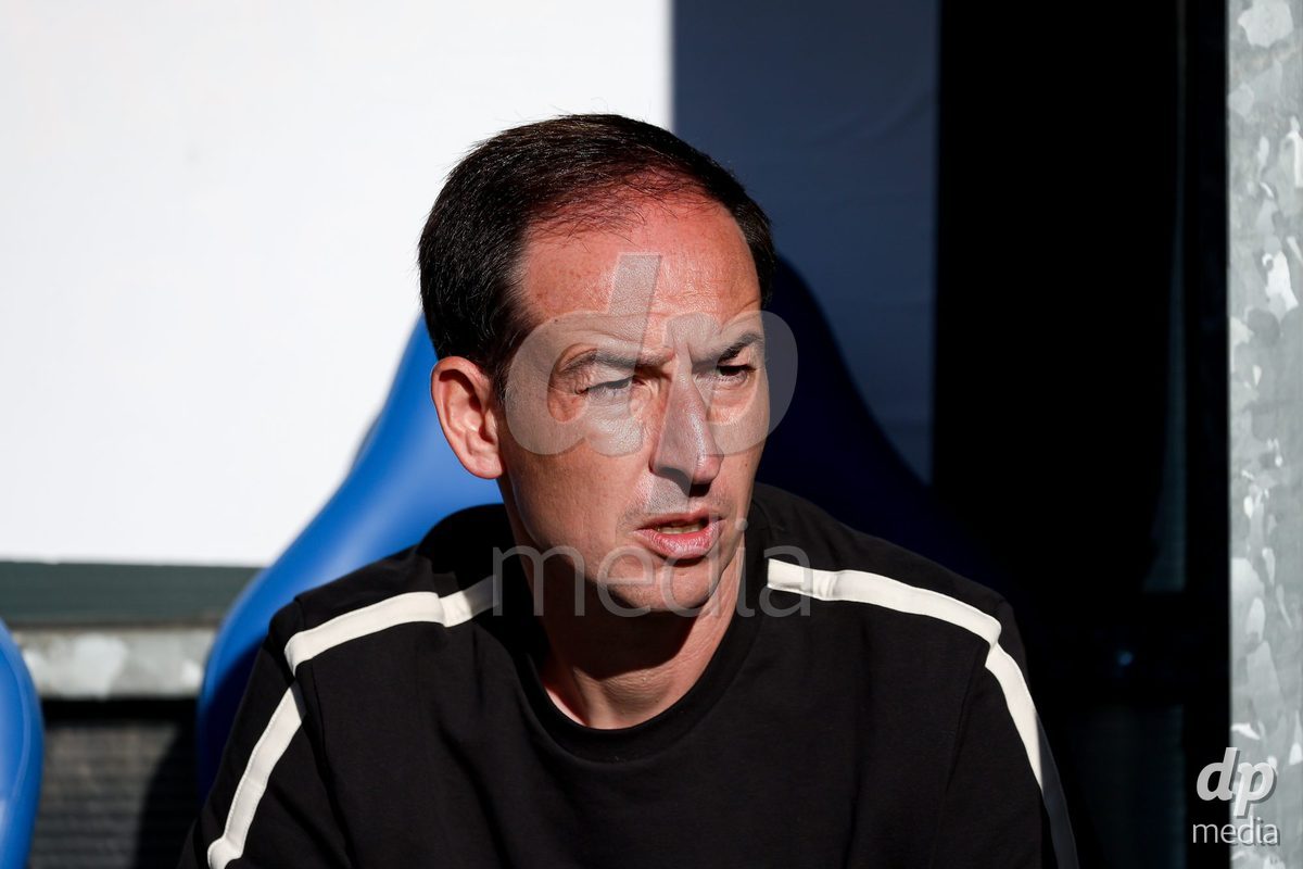 09.10.2026; Mezokovesd, Fussball - UEFA Women's European Qualifiers Playoff Round 1- Israel vs Schweiz: Trainer Rafel Navarro (SUI)(Pal Gollner/)