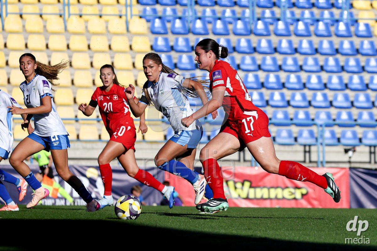 09.10.2026; Mezokovesd, Fussball - UEFA Women's European Qualifiers Playoff Round 1- Israel vs Schweiz: Svenja Folmli (SUI)(Pal Gollner/)