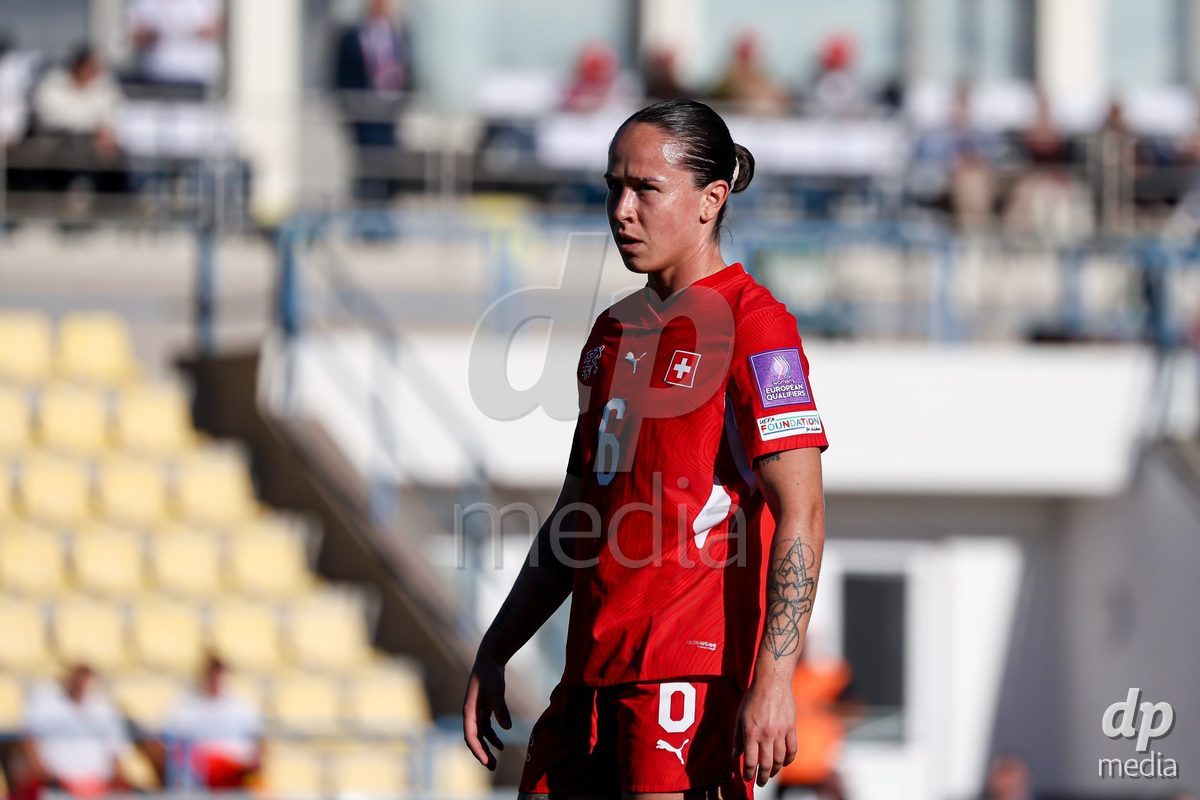 09.10.2026; Mezokovesd, Fussball - UEFA Women's European Qualifiers Playoff Round 1- Israel vs Schweiz: Geraldine Reuteler (SUI)(Pal Gollner/)