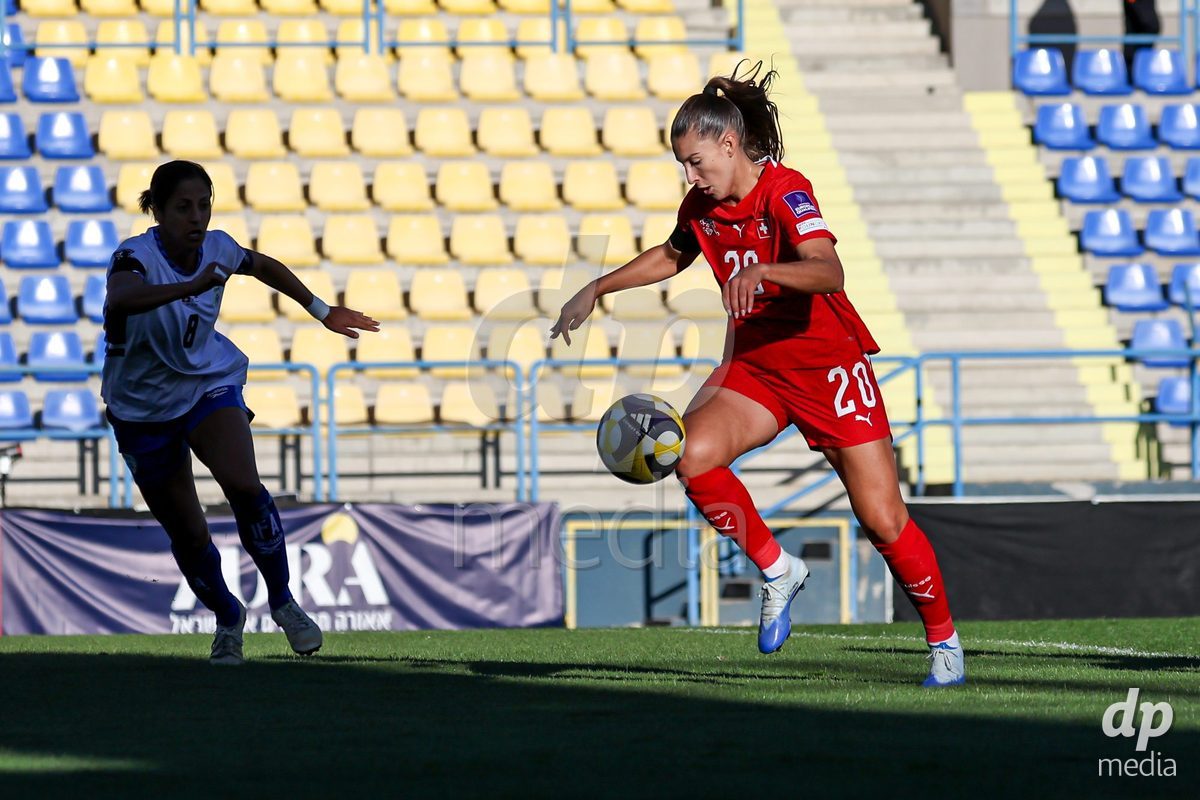 09.10.2026; Mezokovesd, Fussball - UEFA Women's European Qualifiers Playoff Round 1- Israel vs Schweiz: Seraina Piubel (SUI)(Pal Gollner/)