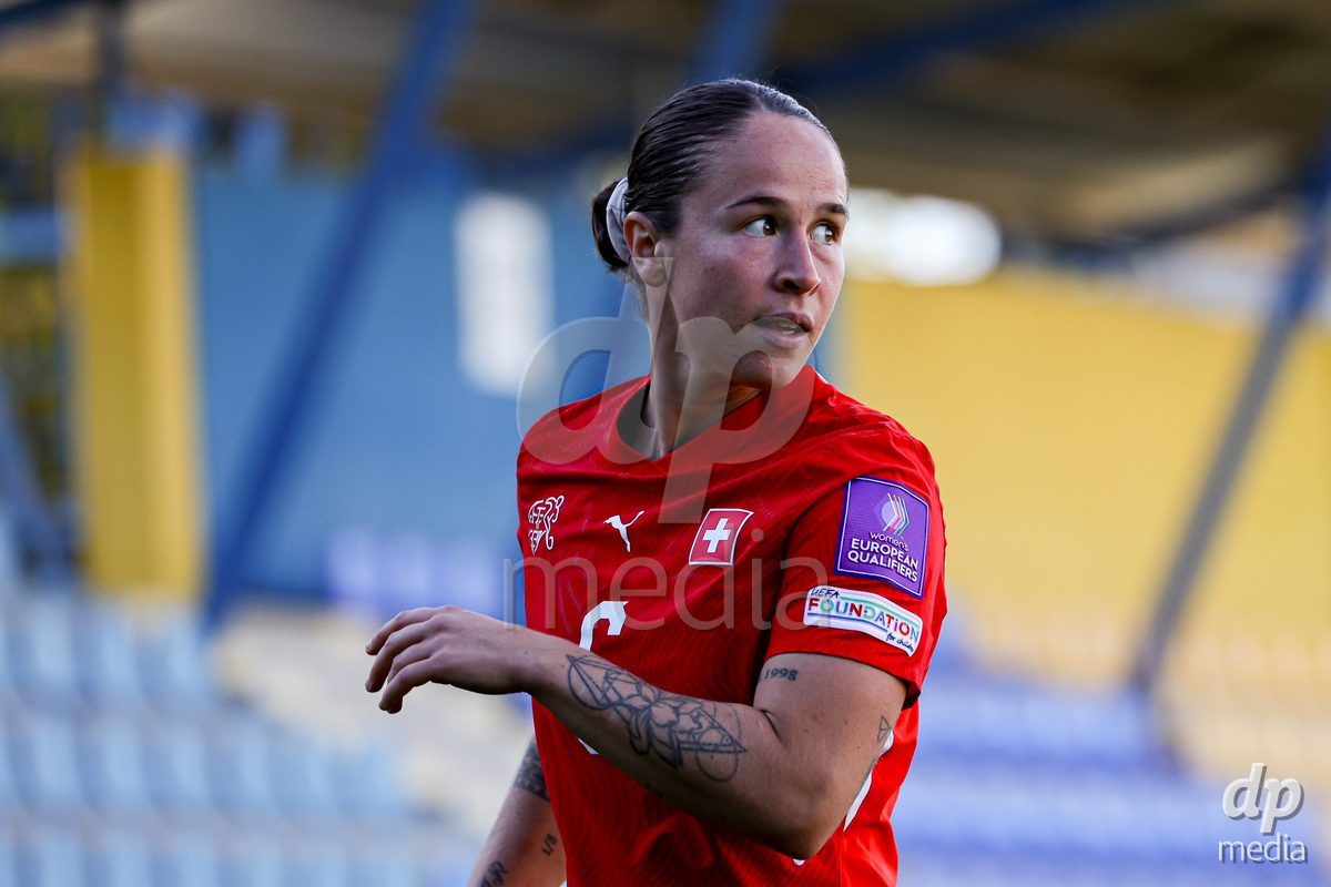 09.10.2026; Mezokovesd, Fussball - UEFA Women's European Qualifiers Playoff Round 1- Israel vs Schweiz: Geraldine Reuteler (SUI)(Pal Gollner/)