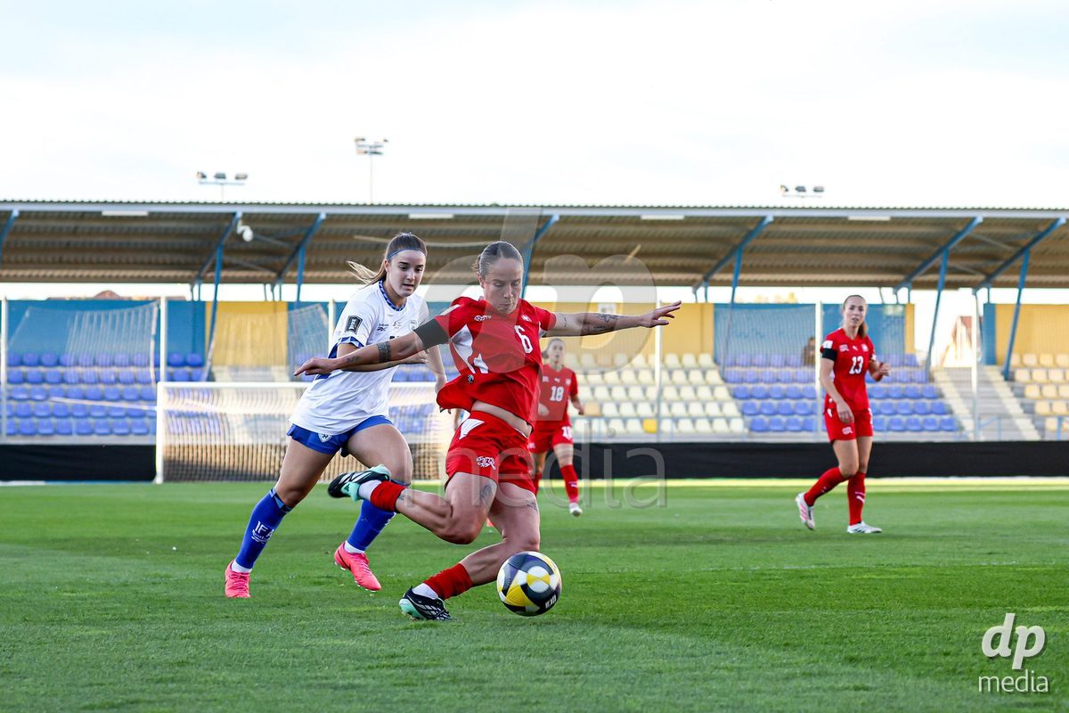 09.10.2026; Mezokovesd, Fussball - UEFA Women's European Qualifiers Playoff Round 1- Israel vs Schweiz: Geraldine Reuteler (SUI)(Pal Gollner/)