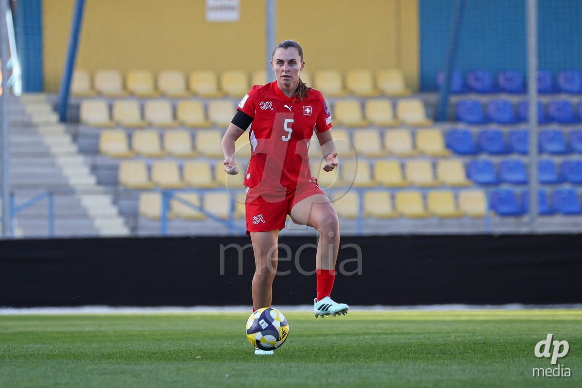 09.10.2026; Mezokovesd, Fussball - UEFA Women's European Qualifiers Playoff Round 1- Israel vs Schweiz: Noelle Maritz (SUI)(Pal Gollner/)