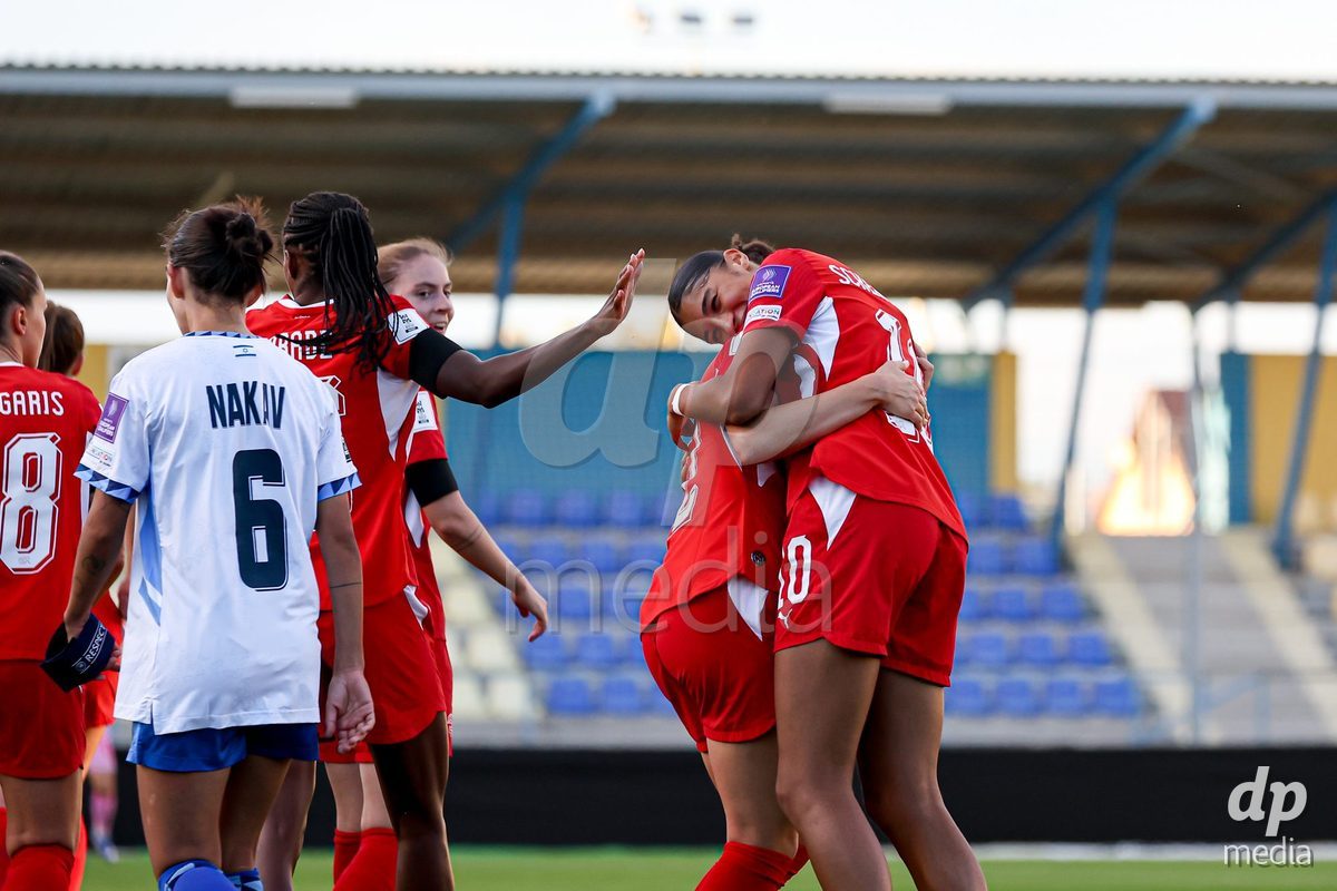 09.10.2026; Mezokovesd, Fussball - UEFA Women's European Qualifiers Playoff Round 1- Israel vs Schweiz: Sydney Schertenleib (SUI)(Pal Gollner/)